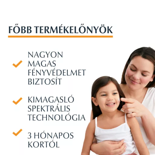 Eucerin Sun Gyermek napozó spray SPF50+ 200 ml