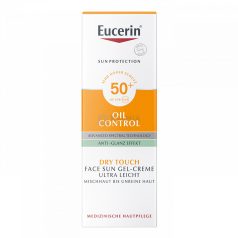  Eucerin Sun Oil Control SPF50+ napozó gél-krém arcra 50 ml