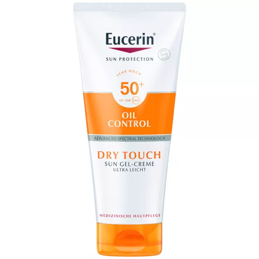 Eucerin Sun Oil Control Dry Touch napozó krém-gél testre SPF50+ 200 ml