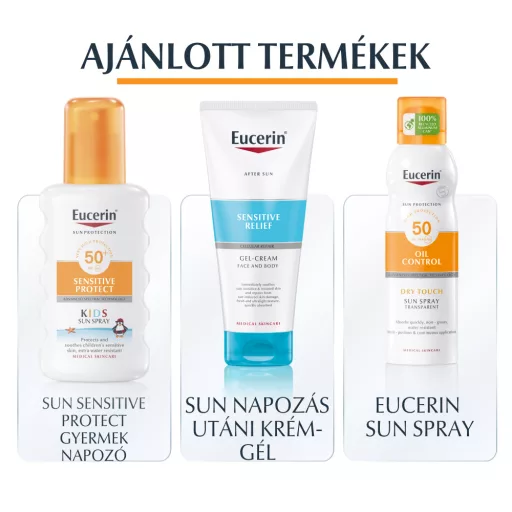 Eucerin Sun Oil Control Dry Touch napozó krém-gél testre SPF50+ 200 ml