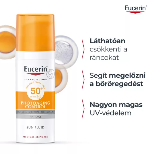 Eucerin Sun Photoaging Control napozókrém arcra SPF50 50 ml