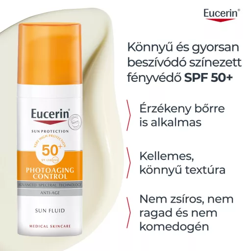 Eucerin Sun Photoaging Control napozókrém arcra SPF50 50 ml