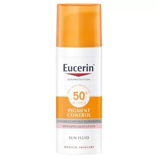 Eucerin Sun Pigment Control napozó fluid arcra SPF50+ 50 ml