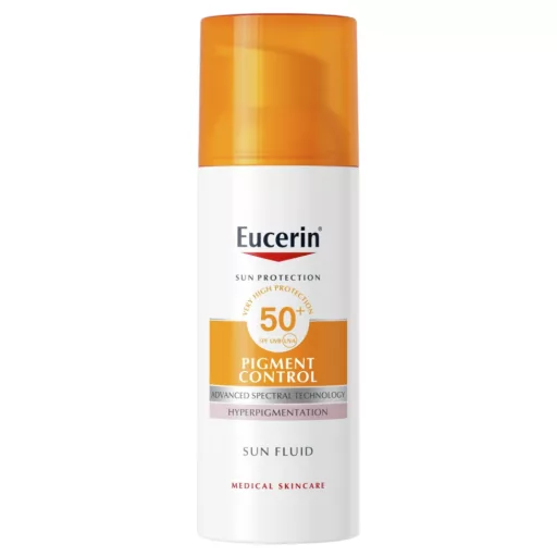 Eucerin Sun Pigment Control napozó fluid arcra SPF50+ 50 ml