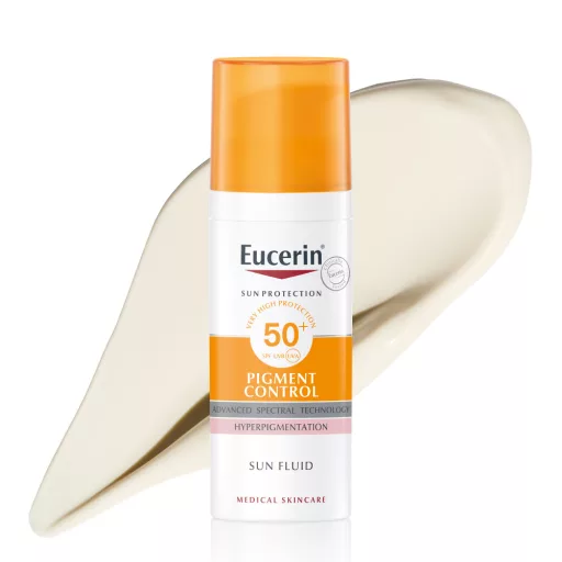 Eucerin Sun Pigment Control napozó fluid arcra SPF50+ 50 ml