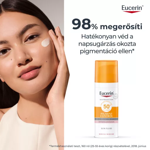 Eucerin Sun Pigment Control napozó fluid arcra SPF50+ 50 ml