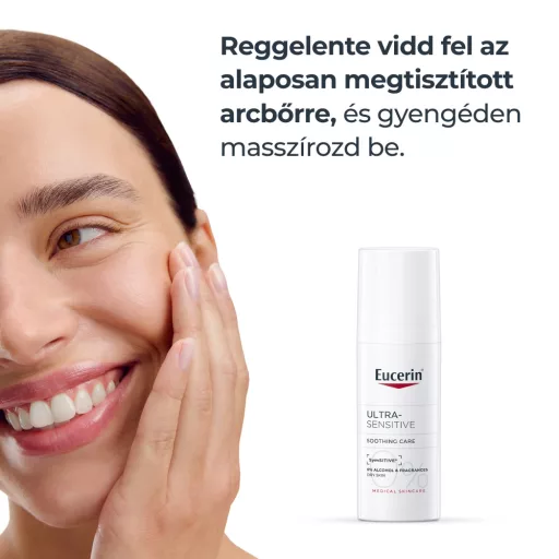 Eucerin UltraSensitive arcápoló krém száraz bőrre 50 ml