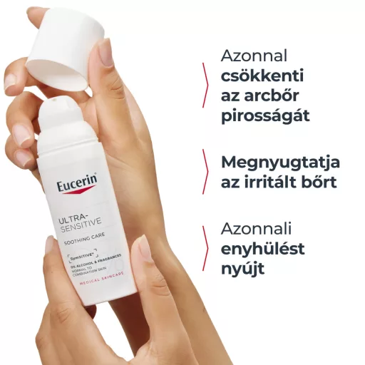 Eucerin UltraSensitive arcápoló krém normál, vegyes bőrre 50 ml