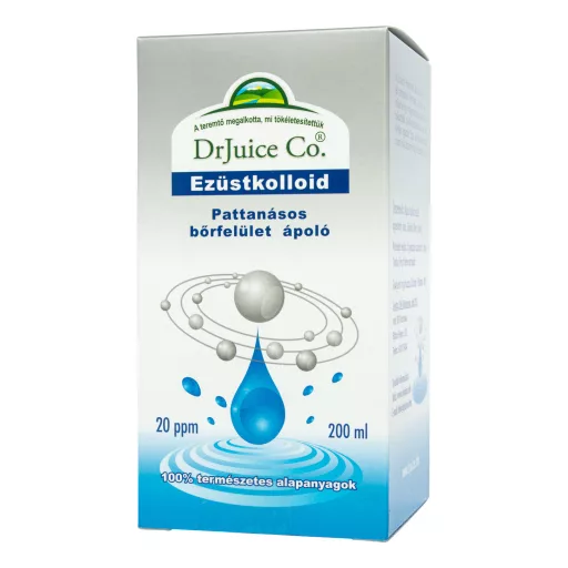 Dr. Juice Ezüstkolloid pattanásos bőrfelület ápoló oldat 200 ml