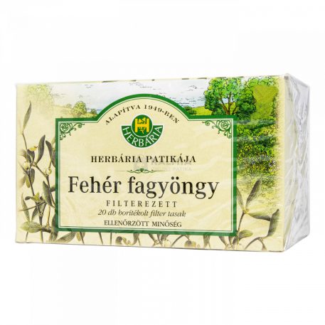 Herbária Fehér fagyöngy filteres (borítékolt) tea 20 x 1 g