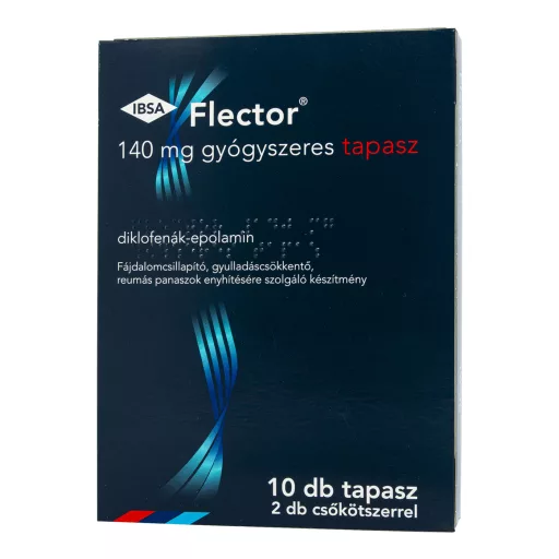 Flector 140 mg gyógyszeres tapasz + 2 csőkőtszer 10 db