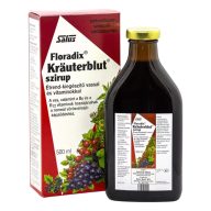 Floradix Kräuterblut szirup vassal és vitaminokkal 500 ml