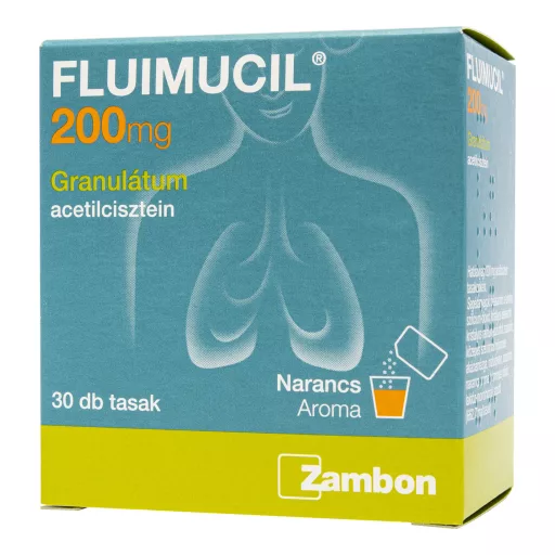 Fluimucil 200 mg granulátum 30x1 g