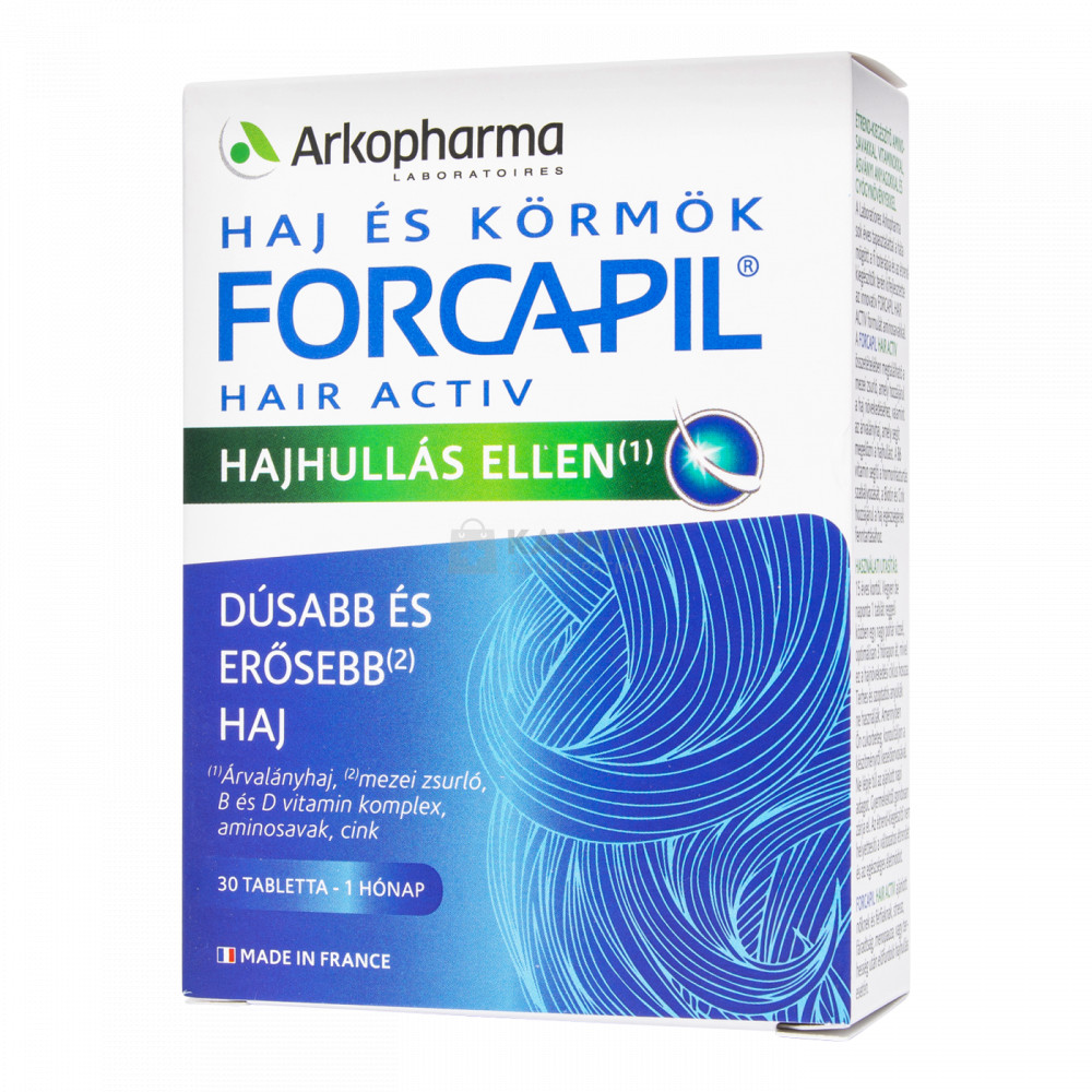 Forcapil Hair Activ tabletta 30 db - Online patika vásárlás