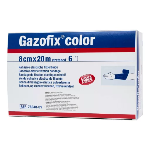 Gazofix 8 cm x 20 m kék 6 db
