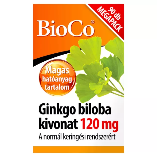 Bioco Ginkgo Biloba kivonat 120 mg tabletta 90 db