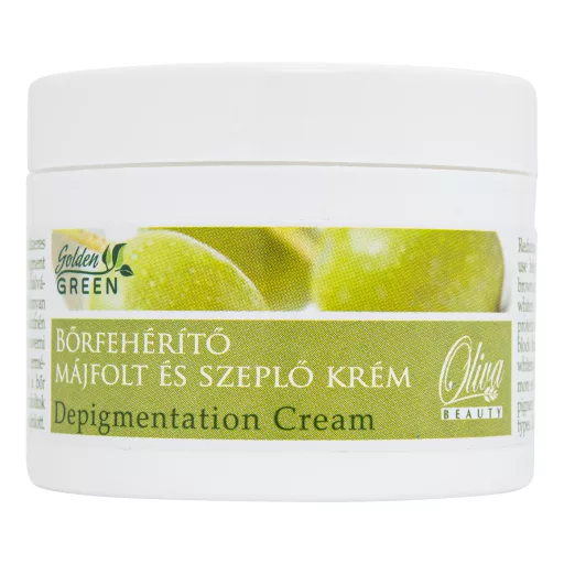 Golden Green Oliva Beauty bőrfehérítő májfolt és szeplő krém 100 ml