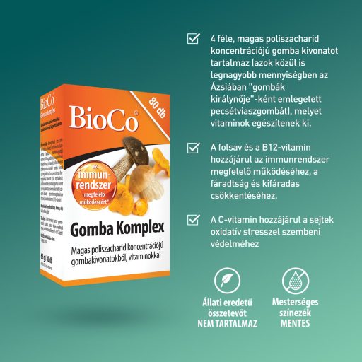 Bioco Gomba Komplex tabletta 80 db
