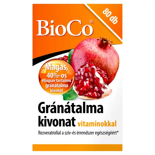 Bioco Gránátalma kivonat vitaminokkal tabletta 80 db