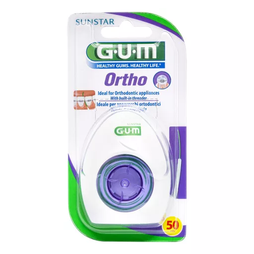 Gum Ortho Floss fogselyem 50 db