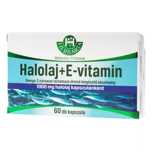Herbária Omega-3 halolaj +E-Vitamin kapszula 60 db