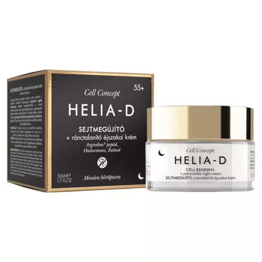 Helia-D Cell Concept sejtmegújító ránctalanító éjszakai krém 55+ 50 ml