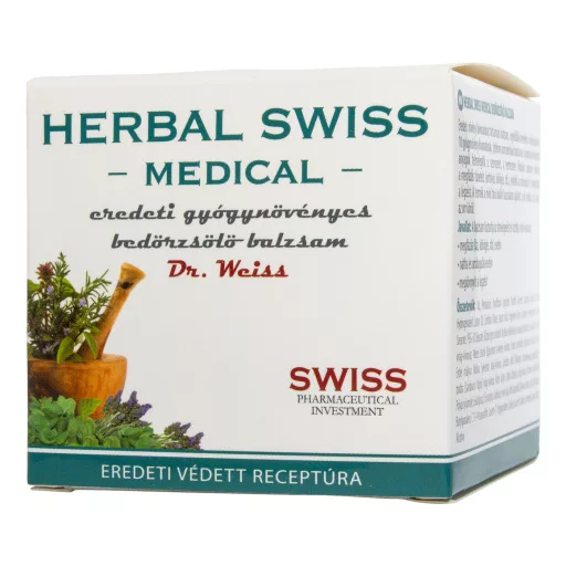 Herbal Swiss Medical eredeti gyógynövényes bedörzsölő balzsam 75 ml