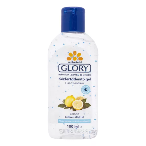 Glory kézfertőtlenítő gél citrom 100 ml