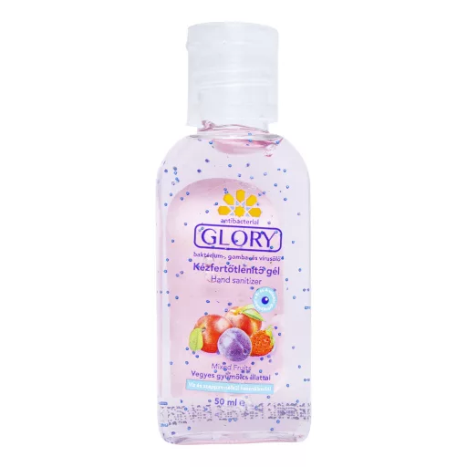 HiClean Glory kézfertőtlenítő gél vegyesgyümölcs 50 ml