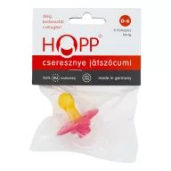 Hopp kis cseresznye alakú játszócumi 0-6 hó