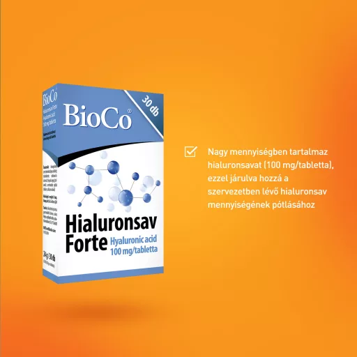 Bioco Hialuronsav Forte tabletta 30 db