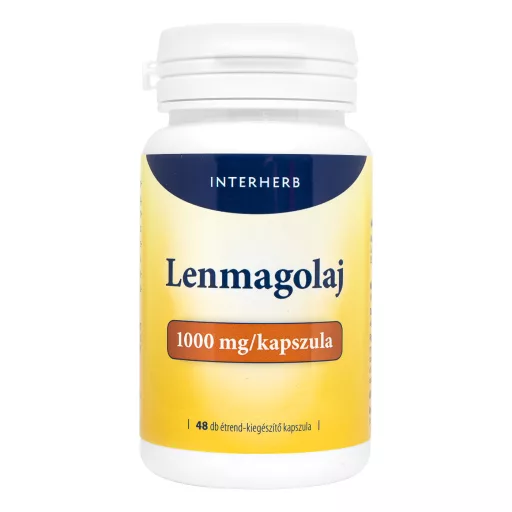 Interherb Lenmagolaj kapszula 1000 mg 48 db