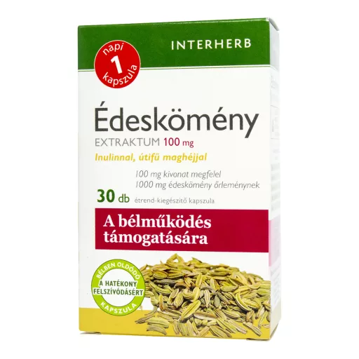Interherb "Napi 1" kapszula Édeskömény extraktum 100 mg kapszula 30 db