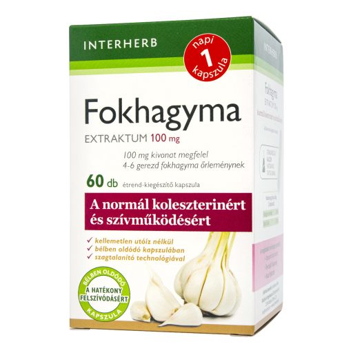 Interherb "Napi 1" Fokhagyma extraktum 100 mg kapszula 60 db