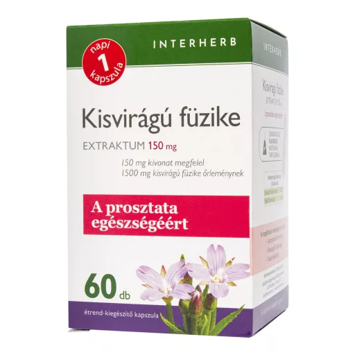 Interherb "Napi 1" Kisvirágú Füzike extraktum 150 mg kapszula 60 db