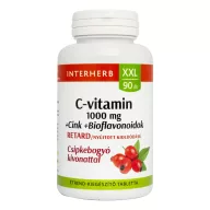   Interherb XXL C- vitamin 1000 mg + Cink + Bioflavonoidok tabletta 90 db