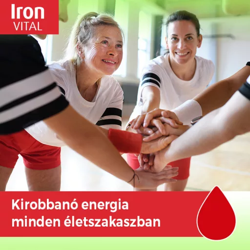 Hübner Iron Vital folyékony étrend-kiegészítő vassal és vitaminokkal 500 ml