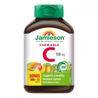 Jamieson C-vitamin gyümölcs ízű rágótabletta 500 mg 120 db