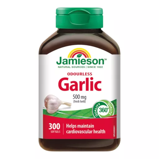 Jamieson Fokhagyma 500 mg szagtalan kapszula 300 db