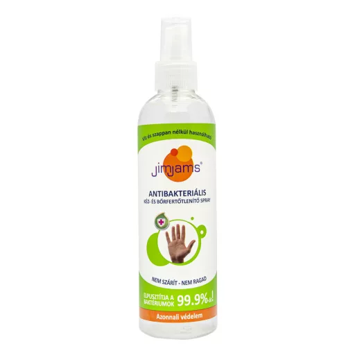 Jimjams antibakteriális kézfertőtlenítő spray 250 ml
