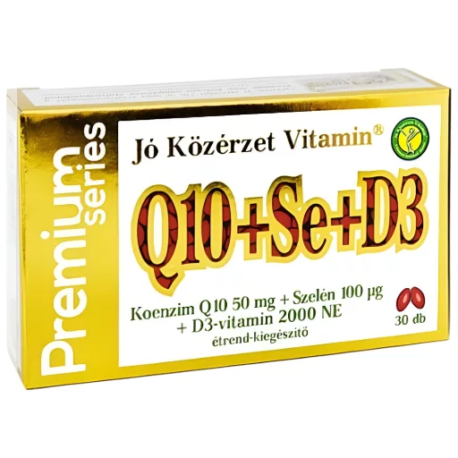 Jó Közérzet Vitamin Premium Q10+Se+D3 kapszula 30 db