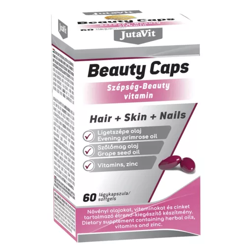 JutaVit Beauty Caps szépségvitamin lágy kapszula 60 db