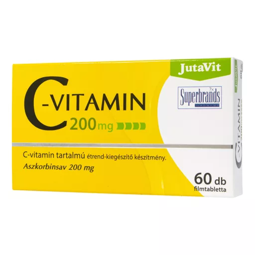 JutaVit C-Vitamin 200 mg filmtabletta 60 db