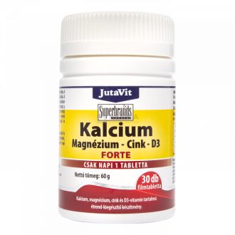 Jutavit Kalcium+Magnézium+Cink-D3-vitamin Forte tabletta 30 db