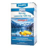JutaVit Norvég Lazacolaj 1200 mg Omega-3 kapszula 100 db