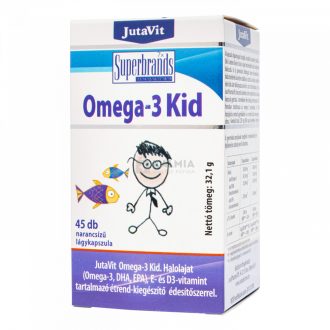 Jutavit Omega-3 Kid rágókapszula 45 db