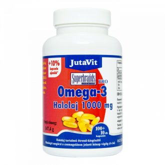 JutaVit Omega-3 Halolaj 1000 mg kapszula 100+10 db