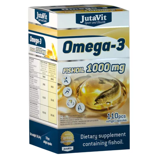 JutaVit Omega-3 Halolaj 1000 mg kapszula 110 db