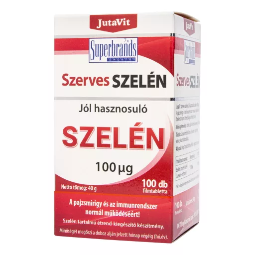 Jutavit Szerves Szelén 100Mcg filmtabletta 100 db