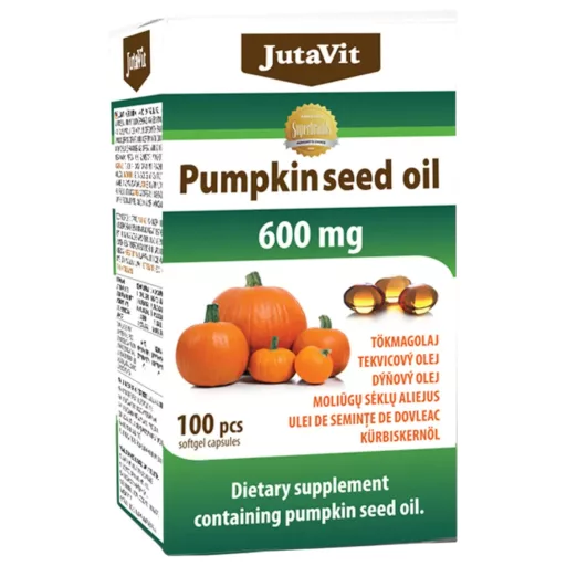 JutaVit Tökmagolaj 600 mg kapszula 100 db